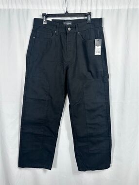 Original Use Men's Relaxed Carpenter Pants Black Size 34x30